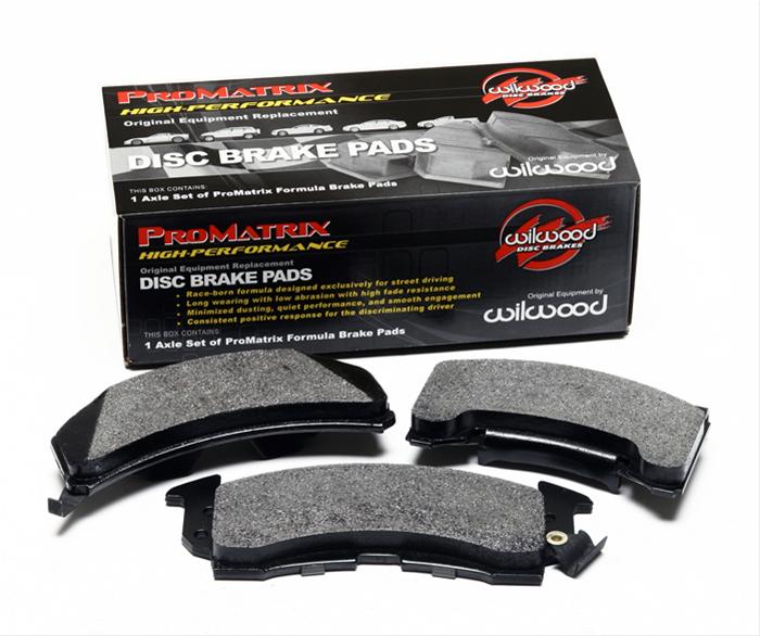 Wilwood ProMatrix Front Brake Pads 04-06 Durango, 02-05 Ram 1500 Wilwood ProMatrix Front Brake Pads 04-06 Durango, 02-05 Ram 1500
